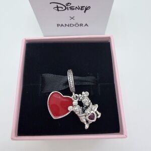 Pandora Disney Mickey Mouse & Minnie Mouse Love Dangle Charm